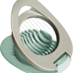 Egg Slicer with Stainless Steel Wire Egg Slicer, Multifunctional Egg Cutter for Evenly Slicing Boiled Eggs Ham Banana and Strawberry