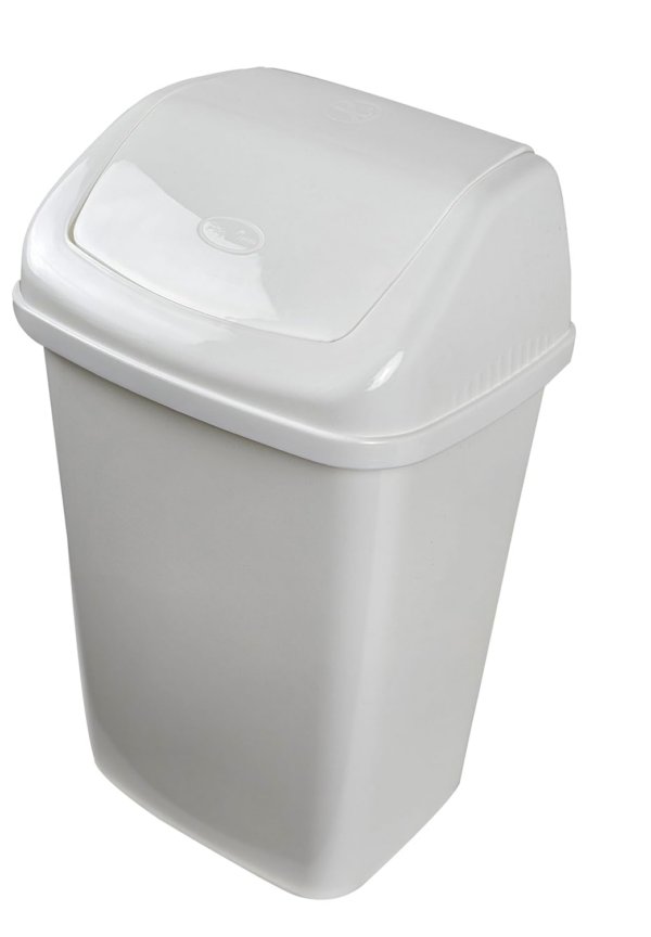 Bin 10 Liters For Home, Garden, Kitchen, Office and Bathroom Rubbish Recycle Plastic Waste Bin, Trash Can Dustbin with Swing - Image 2