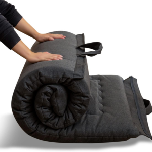 Portable Foldable Futon Mattress, Hypoallergenic Fabric and High-Density Foam Mattress