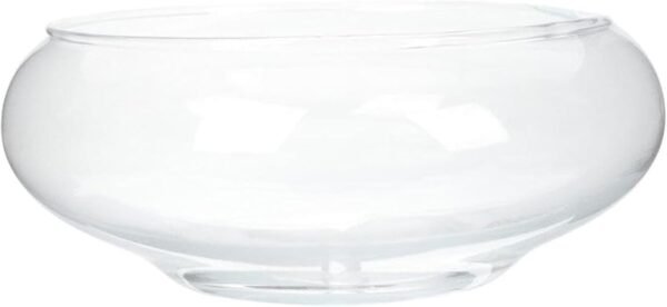 Bowl Planter, 6 Inch Round Lotus Flower Bowl, Clear Water Lily Bowl, Decorative Glass Bowl for Flower Succulent Hydroponic Plant Fish Home Decor - Image 7