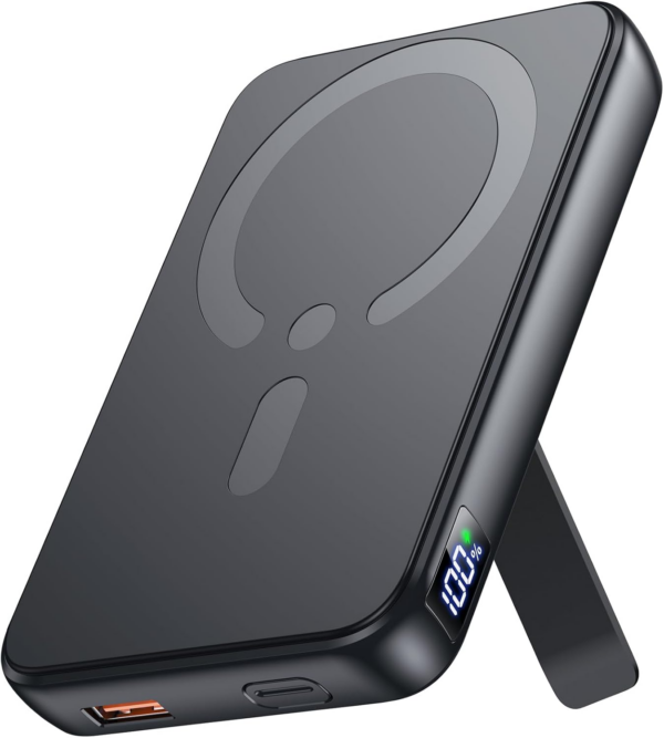 For Magsafe Power Bank, Portable Charger 12000mAh, 22.5W Fast Charging Battery Pack with USB-C Input & Output