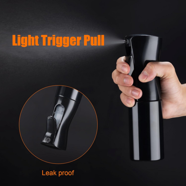 200ml Small Water Spray Bottles, Continuous Mist Empty Hair Spray Bottles for Cleaning, Curly Hair - Image 3