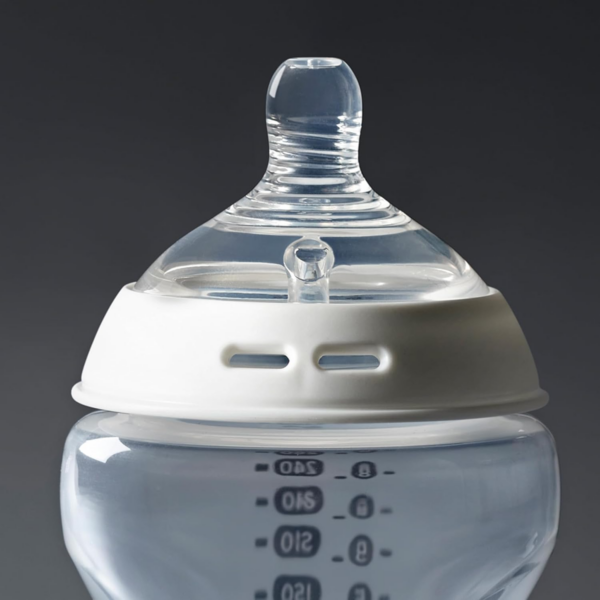 Natural Start Baby Bottle Teats, Fast Flow, 6+ Months, Breast-Like for a Natural Latch, Anti-colic Valve, Soft Silicone, Pack of 2 - Image 2