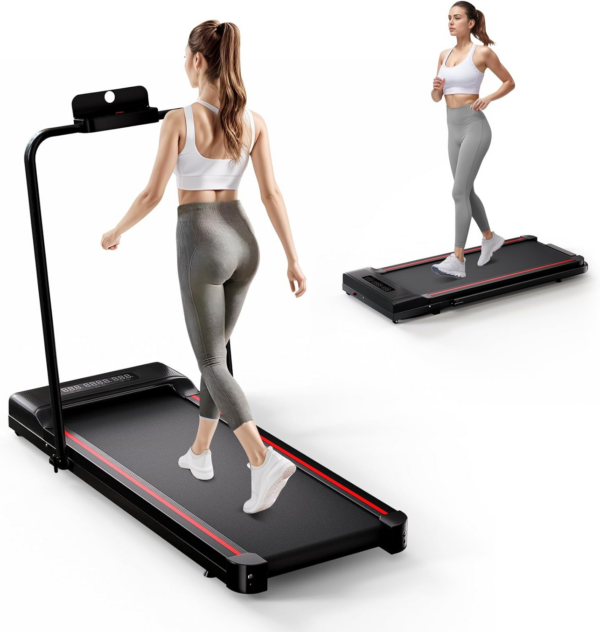 Walking Pad Treadmill-Treadmills for Home-Folding Treadmill-Under Desk Treadmills,340LB Capacity,Remote Control & LED Display