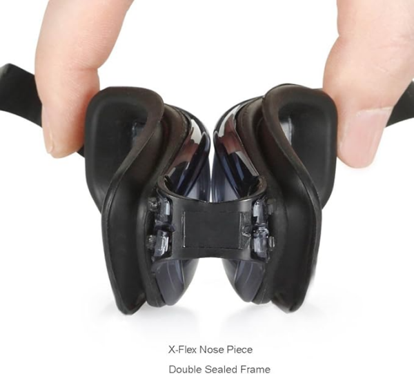 Swimming Goggles, Swim Goggles attached Ear Plugs for Adult Men Women And Kids 8+ - Image 3