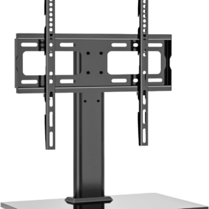 Universal Table Top TV Stand - Swivel TV Stand Base for 26-55 inch LCD/LED/OLED/Plasma TVs with Bracket Height Adjustable Max.