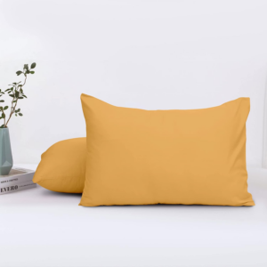Pillow Cases 2 Pack Brushed Microfiber – Standard Pillowcases Fade Resistant Pillow Cover Envelope Closure Pillow Covers (48 x 74 cm)