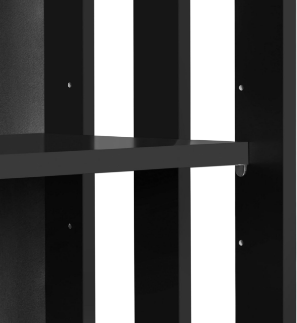 Sideboard Buffet Cabinet Black Stackable Kitchen Storage Cabinet with Sliding Door & Adjustable Shelf - Image 5