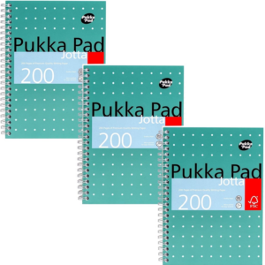 A5 Metallic Jotta Book 3-Pack for Home, School, and Office