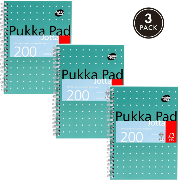 A5 Metallic Jotta Book 3-Pack for Home, School, and Office - Image 8