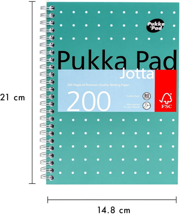 A5 Metallic Jotta Book 3-Pack for Home, School, and Office - Image 2
