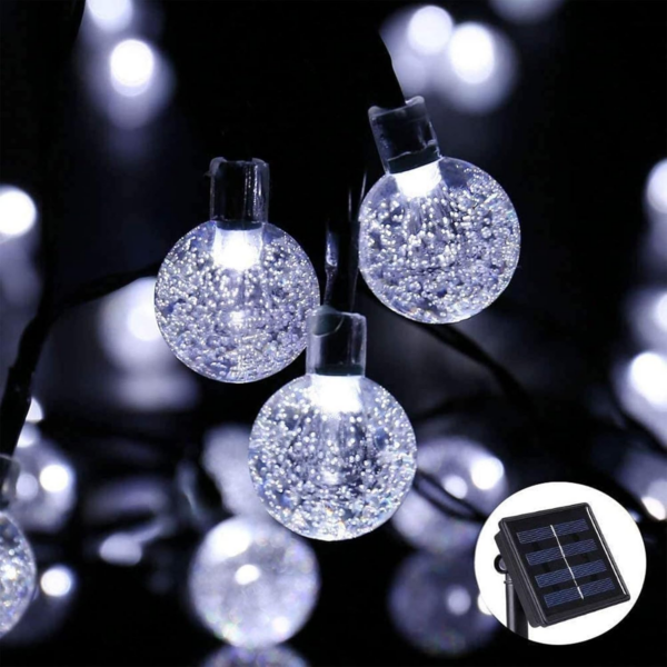 Solar Garden Lights Outdoor, 36ft 60 LED Solar String Lights Waterproof - Image 5