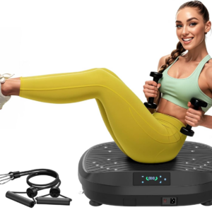 Vibration Plate, Whole Body Workout Vibration Plate Exercise Machine for Bone Density Building & Lymphatic Drainage