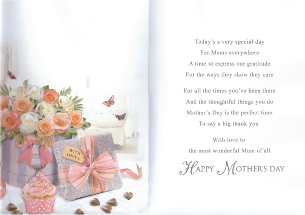 Classic Mother's Day Card Mum - Size 6" X 9" - Image 3