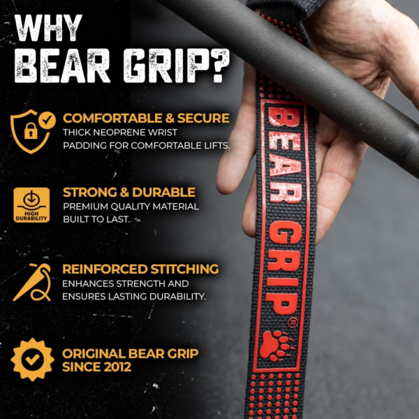 Straps - Premium Neoprene Padded Heavy Duty Double Stitched Weight Lifting Gym Straps, Deadlift - Image 6