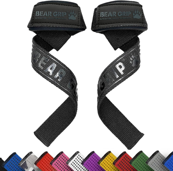 Straps - Premium Neoprene Padded Heavy Duty Double Stitched Weight Lifting Gym Straps, Deadlift