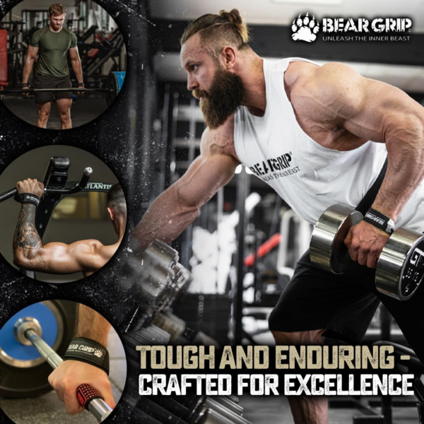 Straps - Premium Neoprene Padded Heavy Duty Double Stitched Weight Lifting Gym Straps, Deadlift - Image 5