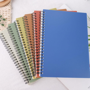 A5 Notebooks 6 Pack,15x 20.5cm Wirebound Notebook with 7mm Lines Morandi Waterproof Notebook 480 Sheets/960 Pages for School Home Office