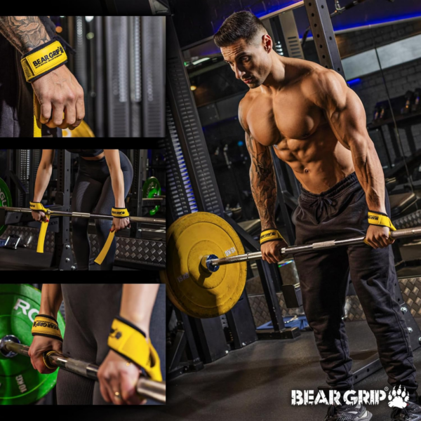 Straps - Premium Neoprene Padded Heavy Duty Double Stitched Weight Lifting Gym Straps, Deadlift - Image 2