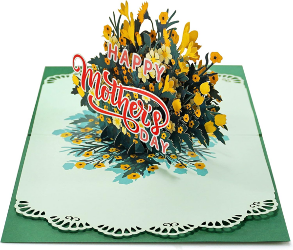 Text Mothers Day Cards Pop Up, Birthday Cards for Women, 3D Gift Card for Her Mum, Grandma Wife Daughter Her Girl Sister - Image 5