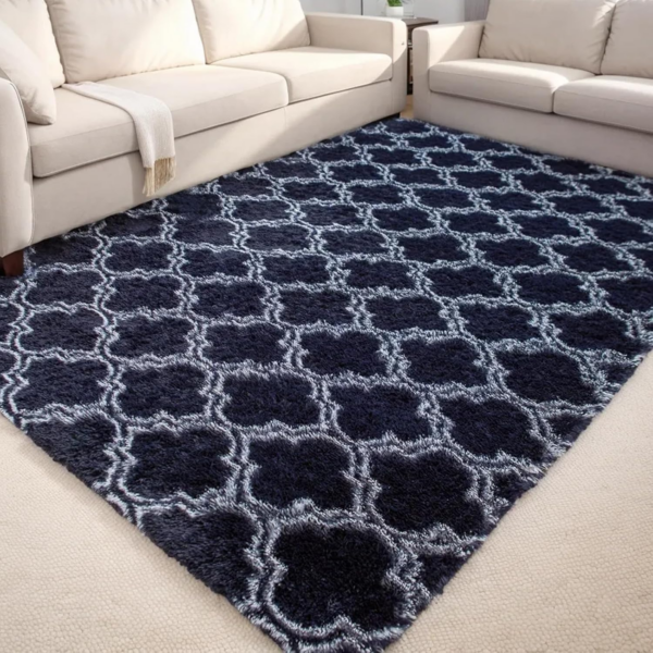 Rugs Living Room Large Rugs Bedroom Anti Skid Rug Shaggy Soft Rug for Living Room Bedroom Play Area Kids Room Luxury Decorative(Blue Lantern 60x180cm) - Image 7