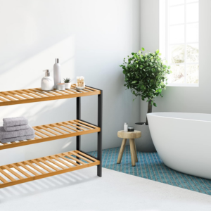 3 Tier Natural Bamboo Shoe Rack Easy Assembly & Strong Design Stand Shelf Organiser