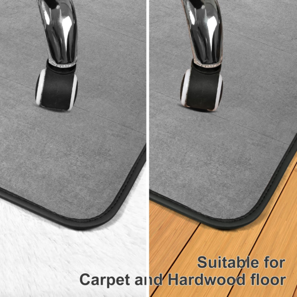Heavy Duty Office Chair Mats for Carpeted and Hardwood Floor 120 x 90 cm Carpet Protector Chair Mat for Home - Image 3