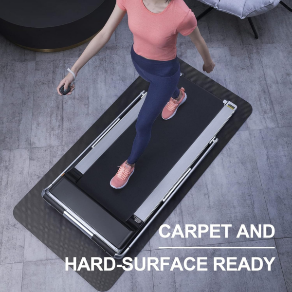Treadmill Mat, Exercise Equipment Mat Heavy-Duty Protective Floor Mat for Under Stationary Bike, Spin Bike, Fitness Equipment, 180cm x 75cm, Black - Image 5
