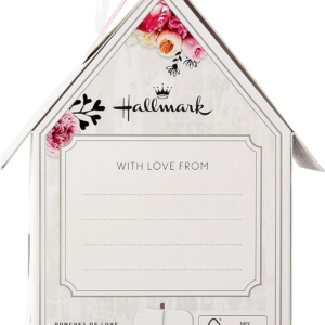 Mothers Day Card, 3D & Pop Up Birdhouse Design, Floral Patterns, Mothers Day Card for Mum, Keepsake, White, Pink