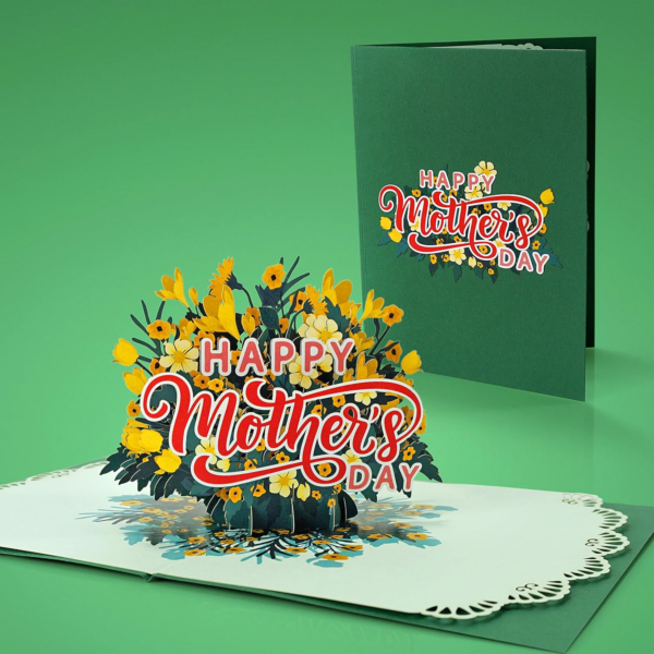 Text Mothers Day Cards Pop Up, Birthday Cards for Women, 3D Gift Card for Her Mum, Grandma Wife Daughter Her Girl Sister - Image 6