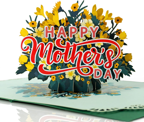 Text Mothers Day Cards Pop Up, Birthday Cards for Women, 3D Gift Card for Her Mum, Grandma Wife Daughter Her Girl Sister - Image 7