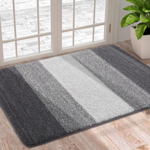 Door Mats Indoor, Machine Washable Soft Doormats, Dirt Trapper Door Mat, Super Absorbent Entrance Rug