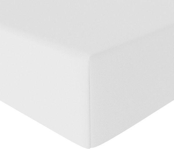Soft Microfibre Single Fitted Sheet, Deep Pocket 12 inch (30 cm), White - Image 5