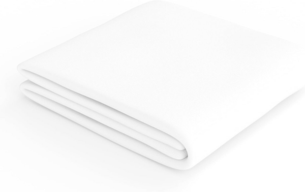 Soft Microfibre Single Fitted Sheet, Deep Pocket 12 inch (30 cm), White - Image 4