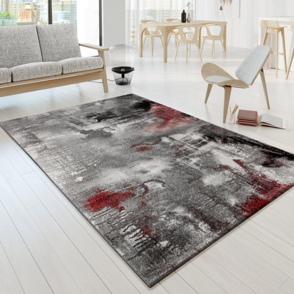 Area Rugs Livingroom Short Pile Large Rug Bedroom Modern Abstract Pattern Colourful