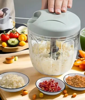 Manual Ginger & Garlic Grinder – Handheld Vegetable Cutter