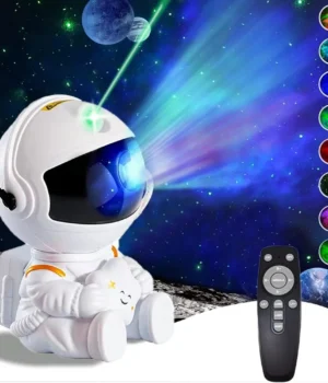 Astronaut Galaxy Star Projector – LED Night Light