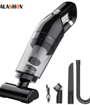 LEIBOO 10000Pa Wireless Car Vacuum – Mini Handheld