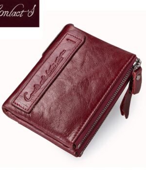 CONTACT’S Genuine Leather Bifold Wallet – Card Holder
