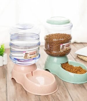 Automatic Pet Water & Food Bowl Set – Large Capacity