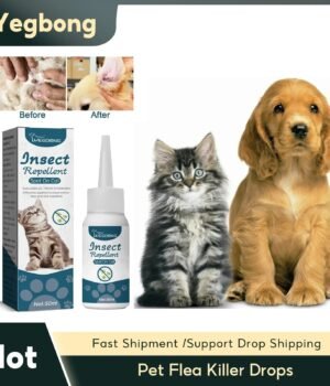 Pet Flea & Tick Treatment Drops – Cats & Dogs