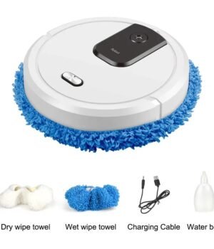 Smart Robot Vacuum & Mop Cleaner – Dry & Wet, Rechargeable