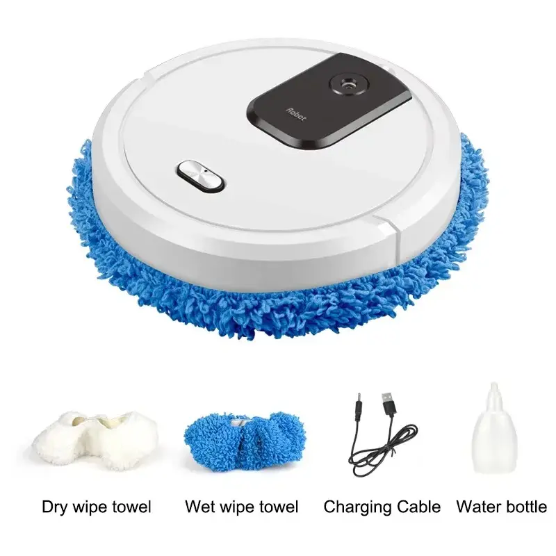 Smart Robot Vacuum & Mop Cleaner – Dry & Wet, Rechargeable