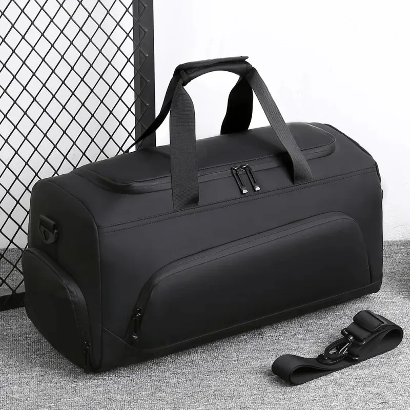 Sports Gym Bag Large Capacity Portable Travel Duffel Bag with Shoe Compartment for Gym & Vacation