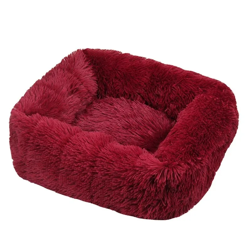 Rectangle Plush Dog Bed – Warm Winter Mat for Small, Medium & Large Pets - Image 10