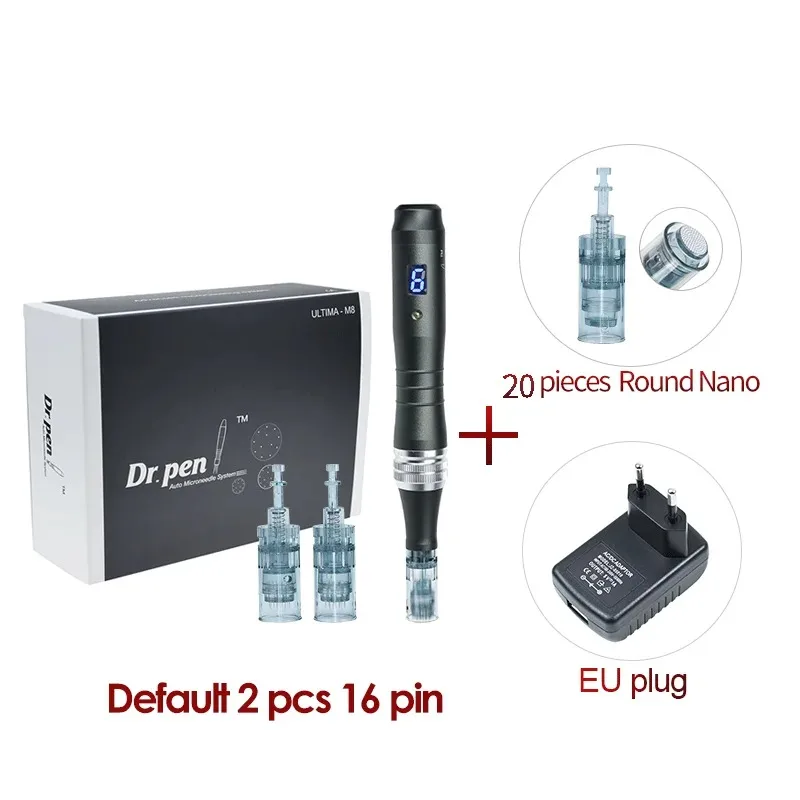 Dr pen Ultima M8 With 22 Cartridge Wireless Derma Microneedle Pen Skincare Kit MTS Treatment Professionals Use Beauty Machine - Image 4