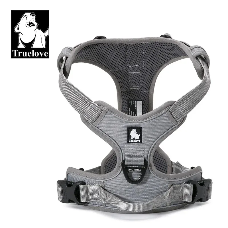 Truelove All-Weather Reflective Dog Harness – Nylon, Padded & Adjustable - Image 12