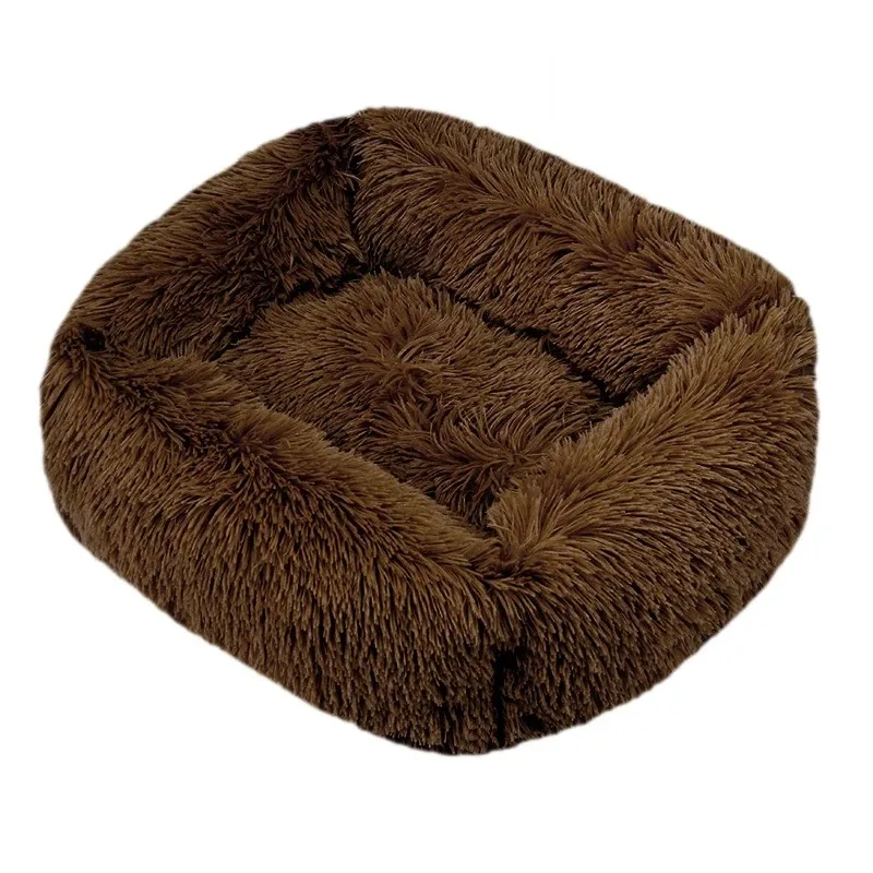 Rectangle Plush Dog Bed – Warm Winter Mat for Small, Medium & Large Pets - Image 16