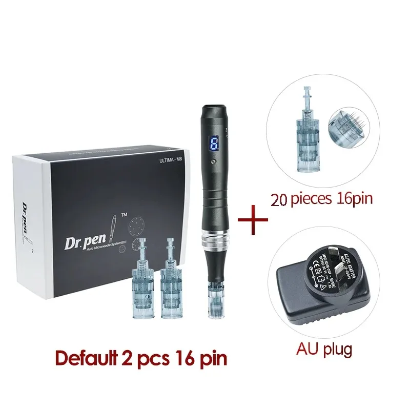 Dr pen Ultima M8 With 22 Cartridge Wireless Derma Microneedle Pen Skincare Kit MTS Treatment Professionals Use Beauty Machine - Image 5