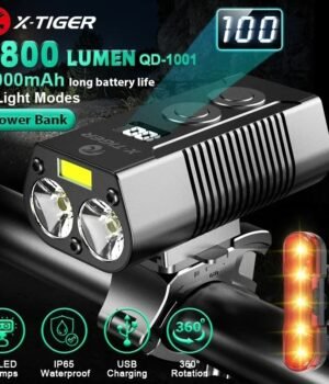 X-Tiger Bike Headlight – 5200mAh Power Bank Function